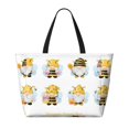 thumbnail image 2 of Fotbe Gnomes Honey Bee Bolsa de Viaje para Playa - Resistente al Agua, Bolsa Tote de Gran Capacidad y Ligera con 7 Bolsillos para Mujeres y Hombres, 2 of 7