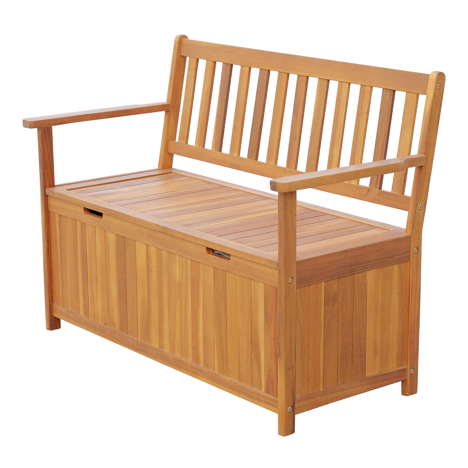 Waterproof wooden garden storage bench Clearance