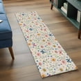 thumbnail image 4 of Runner Rug 2 x 6 Ft, Pink Spring Floral Washable Non-Slip Floor Mat for Kitchen Hallway/Entryway, Elegant Pastoral Flowers Butterflies Rustic Long Kitchen Runner Area Rugs for Living Room, 4 of 7