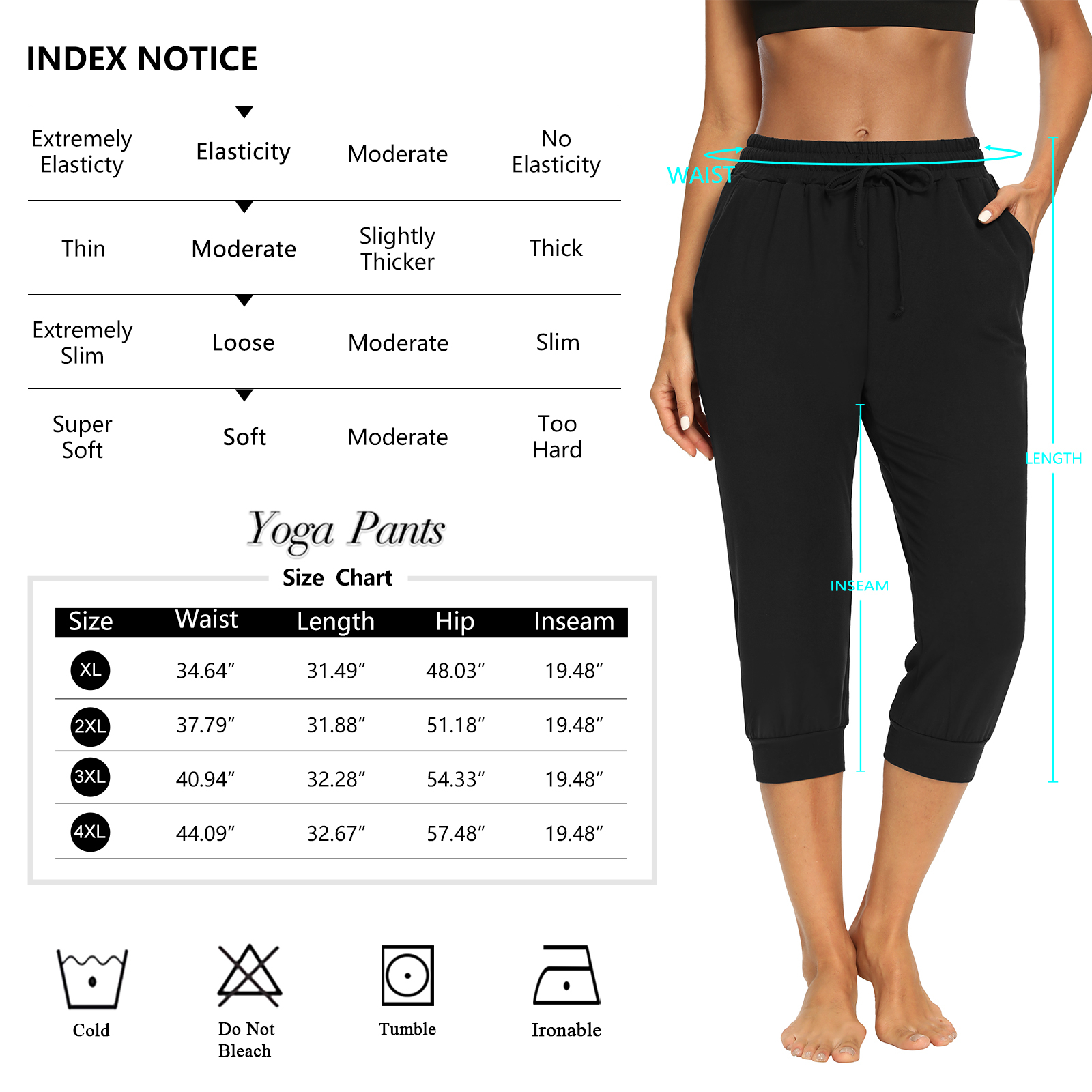 Sarin Mathews Womens Capri Yoga Pants Loose Comfy Workout Sweatpants Drawstring Joggers Lounge Pajama Pants with Pockets Sarin Mathews Womens Capri Yoga Pants Loose Comfy Workout Sweatpants Drawstring Joggers Lounge Pajama Pants with Pockets