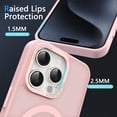 thumbnail image 6 of Magnetic for iPhone 13 Pro Case Compatible with MagSafe,[Military Grade Protection] Magnetic Phone Case Translucent Matte Anti-Scratch Shockproof Protective Case Cover White, 6 of 17