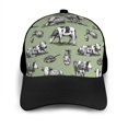 thumbnail image 3 of Yiaed Farm Cows Print Baseball Cap Dad Hat Polo Style Plain Blank Adjustable Size, 3 of 5