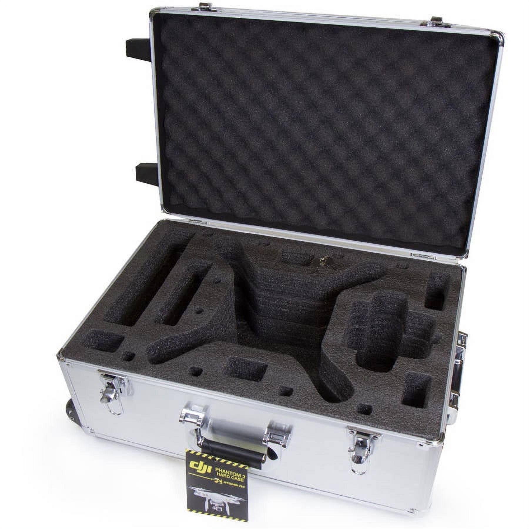 Atomik RC DJI Phantom 3 Professional Advanced RC Alloy Rolling Travel Hard Box Carry Case - image 2 of 6