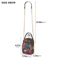 thumbnail image 2 of FORMRS Crossbody Bag for Women Quilted Travel Shoulder Cell Phone Purse with Chain Strap Handbag, Vibrant Blooming Flowers, 2 of 7