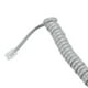thumbnail image 5 of Cable de auricular telefónico Uxcell RJ9 Plug 4P4C para teléfono de línea fija en casa u oficina gris 22.97 pies, 5 of 5