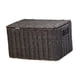 thumbnail image 3 of Caja de almacenamiento con tapa, cesta organizadora de artículos diversos para armario, dormitorio y hogar. SG, 3 of 9
