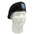 thumbnail image 2 of Rothco Inspection Official Flash Ready Beret - Black, 7.5, 2 of 2