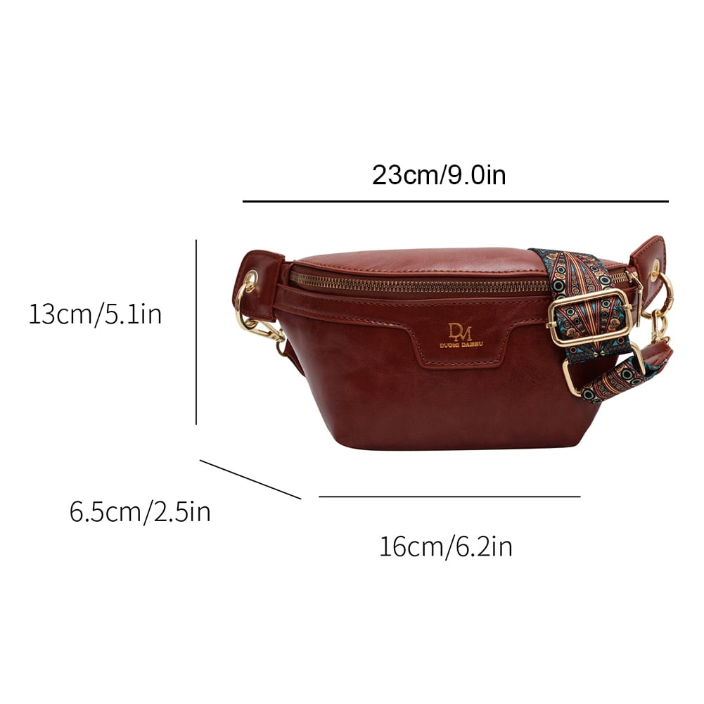 Vintage Chest Bag for Women Banana Bag Retro Waist Bag Design Causal  Crossbody Bag Handbags Travel Shoulder Bag Chest Fanny Pack