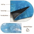 thumbnail image 6 of 4'x6' Area Rugs, Blue Coastal Indoor Outdoor Area Rug for Living Room Bedroom, Summer Beach Ocean Seawater Nautical Washable Bathroom Rugs Kitchen Floor Carpet Mats Home Decor Aesthetic, 6 of 8