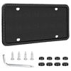 UrbanX Silicone License Plate Frame For Jeep Cherokee 1 Pack Car License Plate Cover, Universal US Car Black License Plate Bracket Holder. Rust-Proof, Rattle-Proof, Weather-Proof