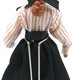 thumbnail image 4 of Bonita figura en miniatura realista para casa de muñecas a escala 1:12, modelo de disfraz de dama, juguetes para niños Vestido largo, 4 of 6