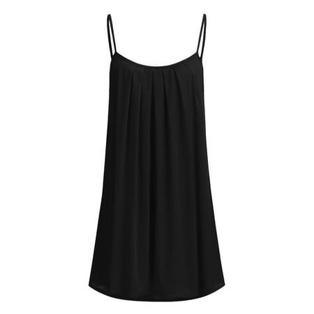 

Wesracia Women Tops Pregnant Nusring Maternity Sleeveless Straps Ruffles Solid Clothes
