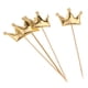 thumbnail image 3 of 20 piezas lindo PU cuero corona Cupcake Topper cumpleaños fiesta pastel selecciones foto Prop 20 piezas corona oro Colcomx Crown Cake Topper, 3 of 8