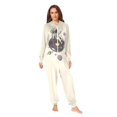 thumbnail image 2 of FORMRS Onesies Pajama for Adults Unisex Hoodie Winter Jumpsuit One Piece Sleepwear, Sizes S-2XL, Beige Astronaut Planet, 2 of 7