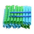 thumbnail image 4 of 1 Ensemble Rouleau de Cheveux Service Longue Durée Fonction Puissante Aide Utile Boucleurs Design Unique Boucleur pour Cheveux Longs Bleu+vert, 4 of 6