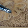 thumbnail image 5 of Round Grounder Background Leather Stamp, A103, Stamping Tool, 5 of 5