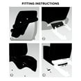 thumbnail image 5 of Auto Drive Black, Faux Leather, Black Leopard, Automotive Seat Covers , 2 Pack, 5 of 5