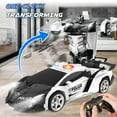 thumbnail image 3 of Coche a control remoto Britik Transform a escala 1:18 Police Black, 3 of 9