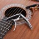 thumbnail image 5 of Capo de guitarra para guitarras eléctricas acústicas y ukelele bajo, plateado Afortunado Sencillez, 5 of 5