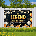 thumbnail image 6 of Decorative Design The Legend Has Retired Aviation Banner Polyester Material Celebration Banner for Retirement Party Indoor Decoration Holiday Celebration, 6 of 7