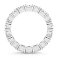 thumbnail image 4 of Oval & Round Shape Lab Grown Diamond Mariah Eternity Ring For Women | 3 Carat IGI Certified 14K White Gold | FG-VS Quality Friendly Diamonds Eternity Ring Size 8, 4 of 4