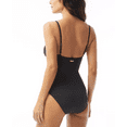 thumbnail image 4 of Vince Camuto womens  Cut Out Wrap One-Piece, 4, Black, 4 of 4