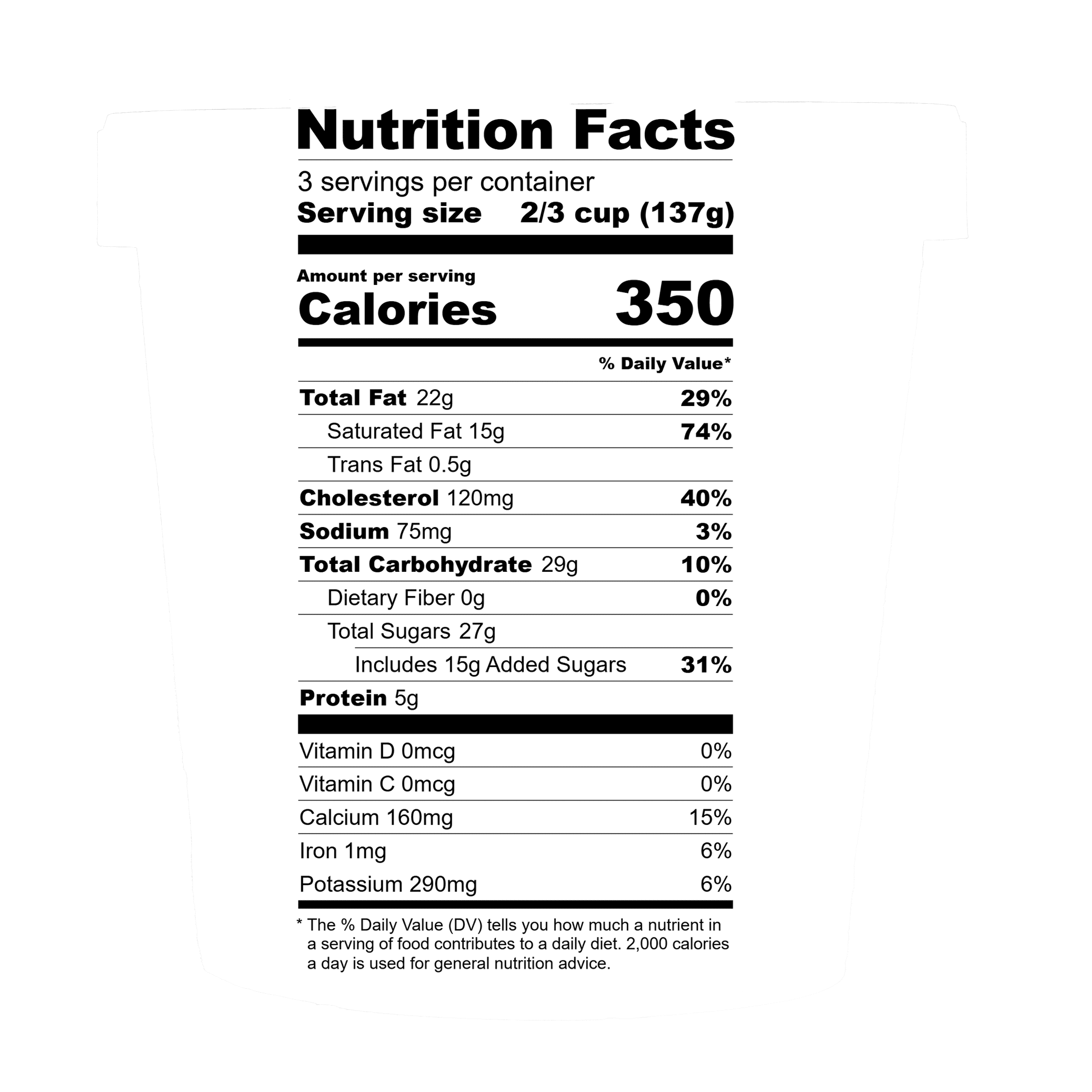 (2 pack) Häagen-Dazs, Rum Raisin Flavor, 415g, Smooth, Allergens Milk, 1 Count, Cardboard Tub, New