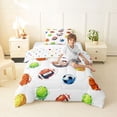 thumbnail image 2 of Erosebridal Teens Sport Gamer Twin Comforter Sets 3-Piece,Baseball Football Soccer Bedding Set for Kids Boys Girls,Lightweight Room Decor, 2 of 6
