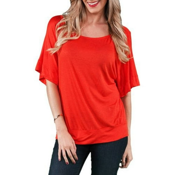 Women's Banded Dolman Top