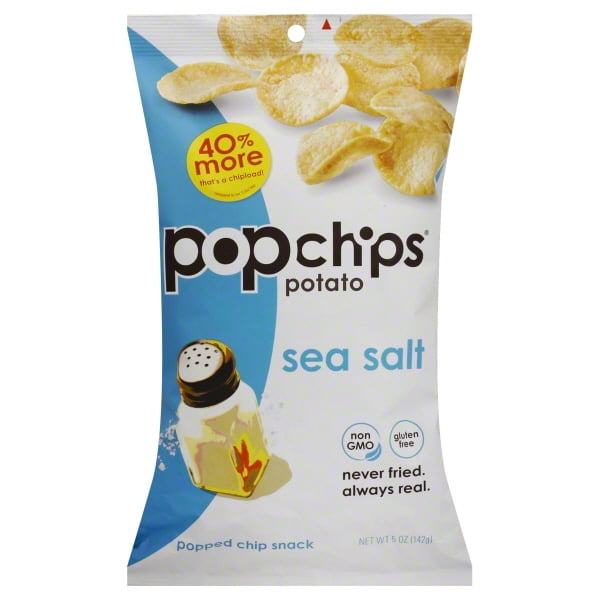 Popchips Sea Salt Popped Chip Snack, 5 Oz.