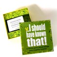 thumbnail image 1 of I Should Have Known That! Puzzle Quiz Game English Card Board Game Trivia Game Green, 1 of 5