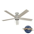 thumbnail image 2 of Hunter - Xidane Indoor Ceiling Fan With Light, Remote, 52-inch, Brushed Nickel, Casual-style, 3-speed WhisperWind Motor, 52656, for Living Rooms, Bedrooms, 2 of 17