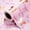Birthday & Bow - Pink Foil, variant on Cherry Bow Wrapping Paper Roll - Mini Roll - 17 Inch x 16.5 Feet - Coquette Cherry Bow Wrapping Paper Perfect for Girl Birthday, Valentine's Day, Bachelorette