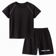 thumbnail image 2 of NOLDARES Toddler Baby Boy Summer Outfit Fire Truck Graphic Tee Cotton Shorts Play Clothes Set Blazer,10-11 Y, 2 of 4