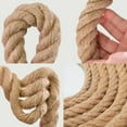 thumbnail image 4 of Rope (3/4 in x 100 ft) Natural Jute Rope Thick Hemp Ropes for Docks, Railings, Hanging Swing, Decorative, 4 of 7