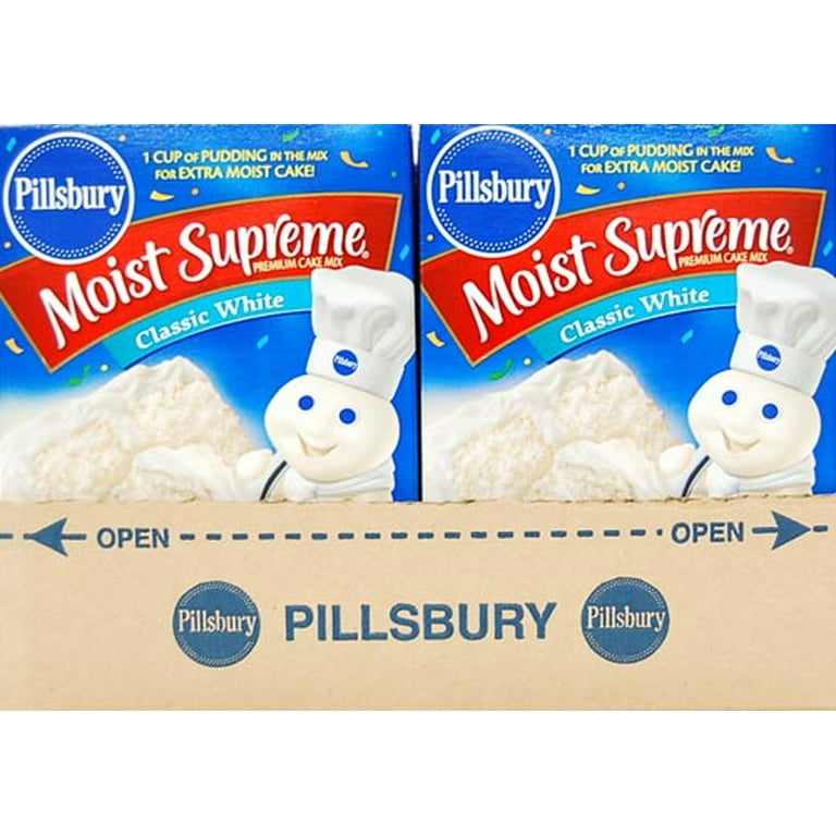Pillsbury Moist Supreme Classic White Cake Mix, 18.25 oz - Walmart.com