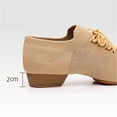 thumbnail image 4 of Jazz Dance Shoes Women Line Dancing Shoes Soft Bottom Woman Dance Sneakers Casual Slippers Mesh Knitted Slip-on Female Shoes, 4 of 7