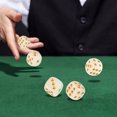 thumbnail image 4 of SHISUYAN Golden Acrylic Dice Set with Luminous Round Corner Design for Game Playing 10 Pcs, 4 of 9