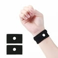 thumbnail image 6 of XIRQI 2pcs Morning Sickness Wrist Bands Anti Motion Sickness Wristband (Black), 6 of 7