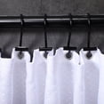 thumbnail image 4 of IFANLANDOR Crochets pour Rideaux 12 Pcs Fer Noir pour Cuisine et Garde-Robe, 4 of 7
