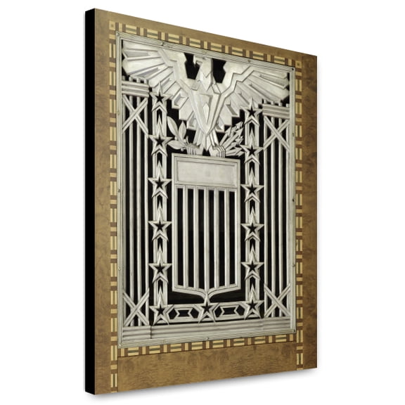 Canvas Print: Interior Grill Detail, James T. Foley U.S. Post Office And