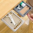thumbnail image 1 of Drawer Pencil Tray For Under Table, Self-Adhesive Paste Pen Barrel For Kitchen, Living Room, Study And Dressing Room Essentials, Desk Drawer Organizer To Clean The Desktop (2 Pieces), 1 of 7