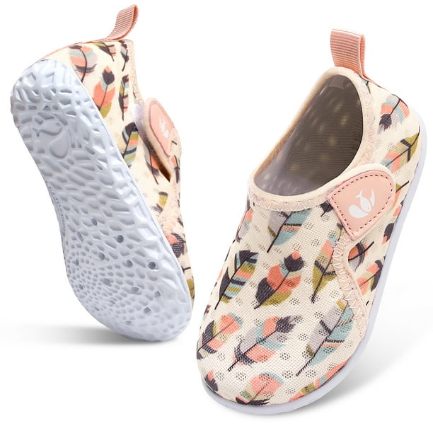 LRUN Baby Water Shoes Breathable Mesh Running Sneakers Beach Aqua