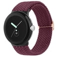 thumbnail image 1 of Braided Solo Loop For Google Pixel Watch 2 Band Elastic Nylon Wristband Bracelet For Pixel Watch Strap Smartwatch Accessories Burgundy For Pixel Watch, 1 of 6