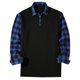 thumbnail image 1 of Blusa y camisa de manga larga con cuello vuelto para hombre, moda informal con cremallera, cuello vuelto enrejado, abrigo holgado de manga larga, abrigo de poliéster para hombre, 1 of 5
