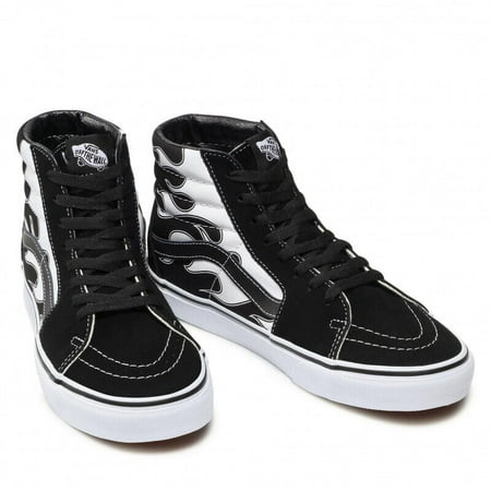 

Vans SK8-Hi VN0A32QGK681 Men s Black & White Flame Suede Skateboard Shoes HS3895 (8.5)