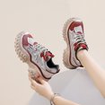 thumbnail image 4 of Women's Mesh Platform Sneakers;Breathable PU and Mesh Sports Shoes;Non-Slip Compression Molded EVA Mixed Foam Midsole;Comfortable Memory Foam Insoles Casual Shoes, 4 of 5