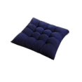 thumbnail image 1 of Cojín de asiento grueso y suave cuadrado de color sólido de 40 x 40 cm para silla de comedor, decoración, azul marino, 1 of 5