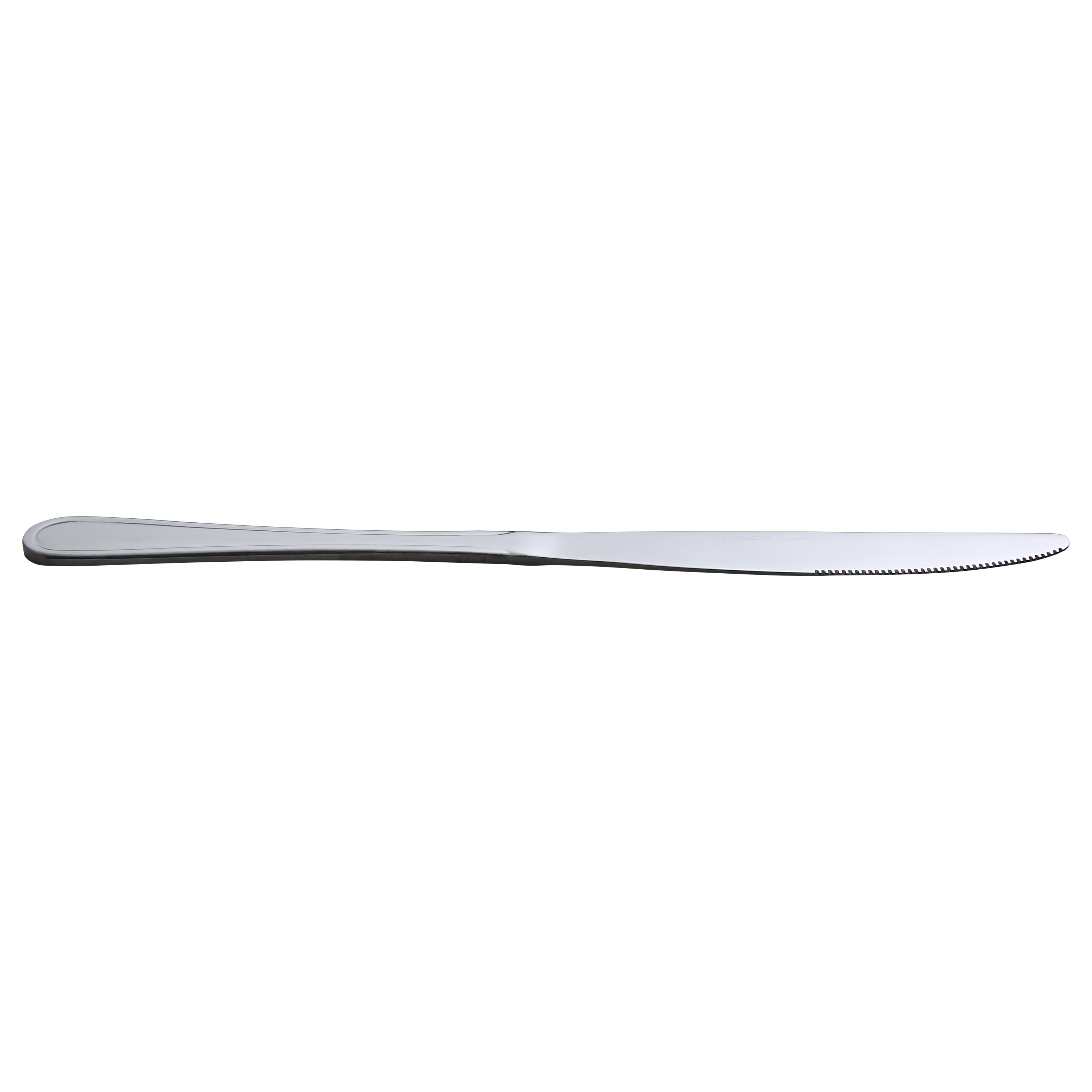 Mainstays Fleetline Stainless Steel Adult Dinner Knife Set, 3-Piece, Silver