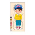 thumbnail image 4 of Juego de rompecabezas de anatomía para niños, anatomía para niños, juguetes de esqueleto para niños de 3 años en adelante, cognición de juguetes de madera, órgano humano, 4 of 5